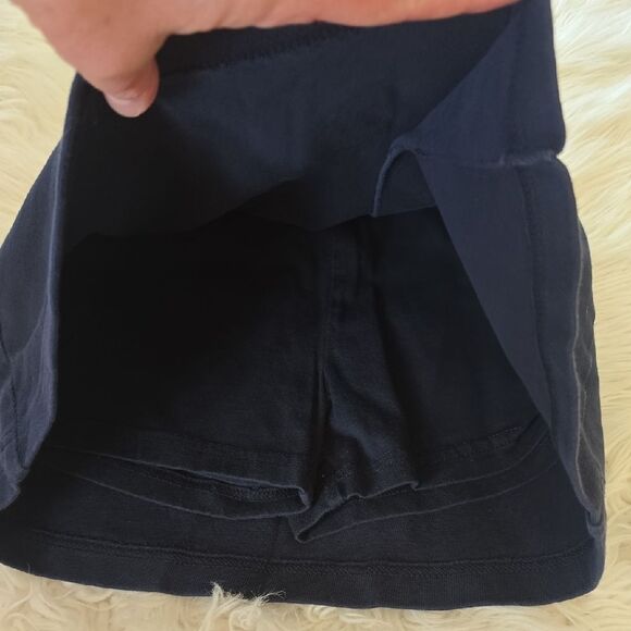 Lands' End Navy Button-Accent Skort - Picture 5 of 6